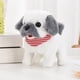 thumbnail image 1 of Electronic Plush Toys Puppy Plush Singing Interactive Puppy Stuffed Animals Animated Funny Toys Tail Wagging, Gifts for Boys Girls（Habadog [Grey]）, 1 of 5