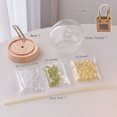 thumbnail image 2 of Yibooy LED Tulip Night Light DIY Material Kit Handmade Flower Lamp Craft (20pcs Yellow), 2 of 8