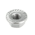 thumbnail image 4 of M3 Serrated Flange Hex Lock Nuts 316 Stainless Steel 50 Pcs, 4 of 5
