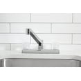 Mainstays 8" Widespread Dual Acrylic Handle Kitchen Faucet, Chrome