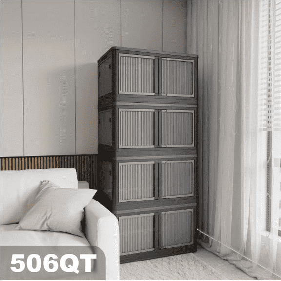 LK-LTD Transparent Stackable Storage Bins