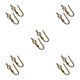 thumbnail image 1 of Advancent 2 piezas de cortina Tieback en forma de U reemplazo antioxidante hogar estudio Hotel parasol gancho sujetador accesorios cian 3 Type2 NO2, 1 of 6