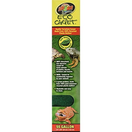 Zoomed Eco Cage Carpet For 55 Gallon Tanks, 13X48