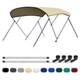 thumbnail image 5 of Leader Accessories 3 Bow Bimini Top Boat Cover with Aluminum Frame, 5 of 7