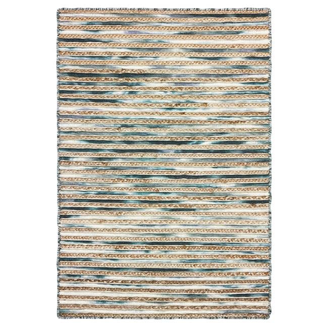 Lr Home Topan81322dgy5079 Topanga Dark Gray Striped Wool Jute Indoor Area Rug Grey 5 Ft X 7 9 In