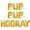 Gold, variant on Letter Balloons - PUP PUP HOORAY 16" Inch Alphabet Letters Foil Mylar Balloon Dog Birthday Party Banner (Red)