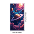thumbnail image 3 of Outer Space Planets Pattern Cosmic Themed Space Exploration Galaxy Backdrop Banner Kids Party Supplies Photography Props Decorations Astronomy Event, 3 of 4