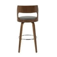thumbnail image 5 of LumiSource Cecina 30 in. Keyhole Swivel Bar Stool - Set of 2, 5 of 6