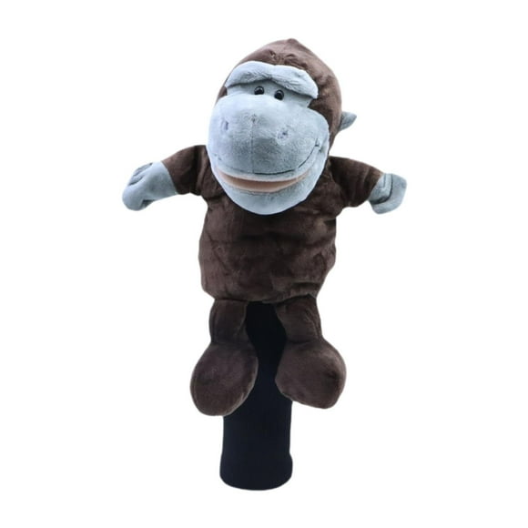 jinwen Housse en Bois de Golf Peluche Accessoires de Sac de Golf Protège-Animal Housse de Tête de Club de Golf Chimpanzees