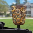 thumbnail image 2 of Yuyamidu Retro Sunflower RV Electric Tongue Jack Cover, 300D Polyester RV Jack Cover Fall RV Electric Jack Cover Camper Travel Trailer Jack Cover for Outside Protection, 2 of 7