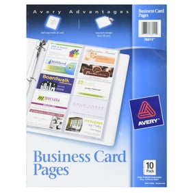 Avery Business Cards 2 X 3 1 2 Sure Feed Inkjet 100 Cards 28371