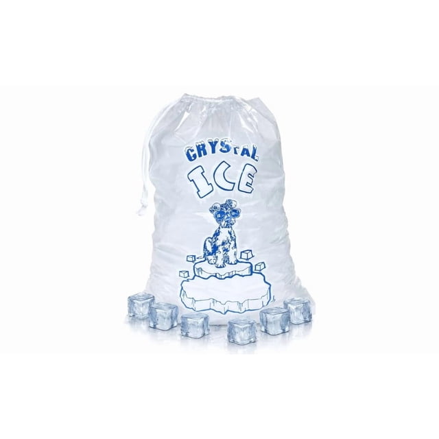 Bolsas para hielo Infinite Pack, 20 lb, con cordón, paquete de 100