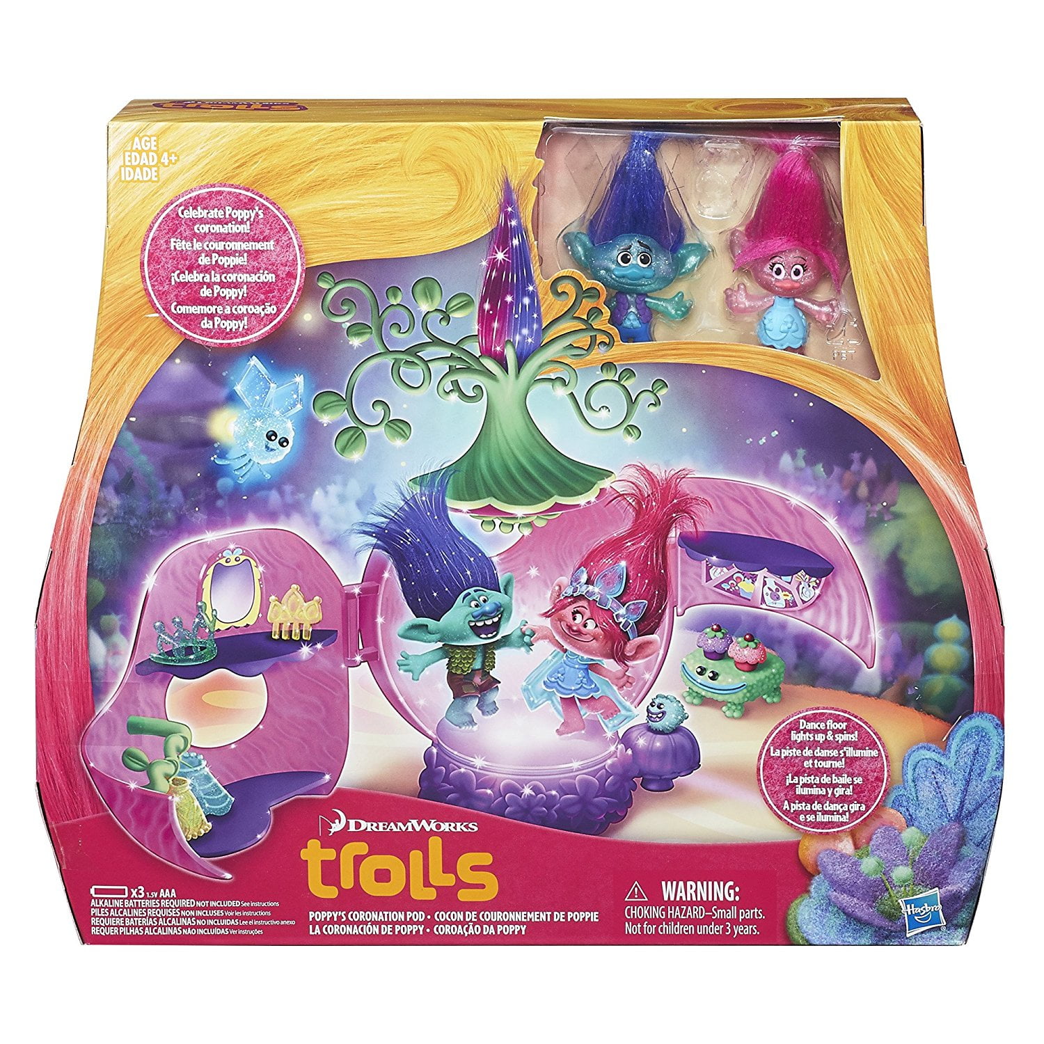 dreamworks trolls poppy's coronation pod