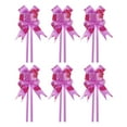 thumbnail image 1 of Unique Bargains 8' Pull Bows Gift Wrapping Pull Bow Heart Pattern Baskets Present Bows Knot Ribbon Rose Red 100 Pcs, 1 of 6