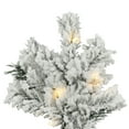thumbnail image 2 of Vickerman 7.5' Flocked Alaskan Pine Artificial Christmas Tree, Warm White Single Mold  LED  lights, 2 of 5