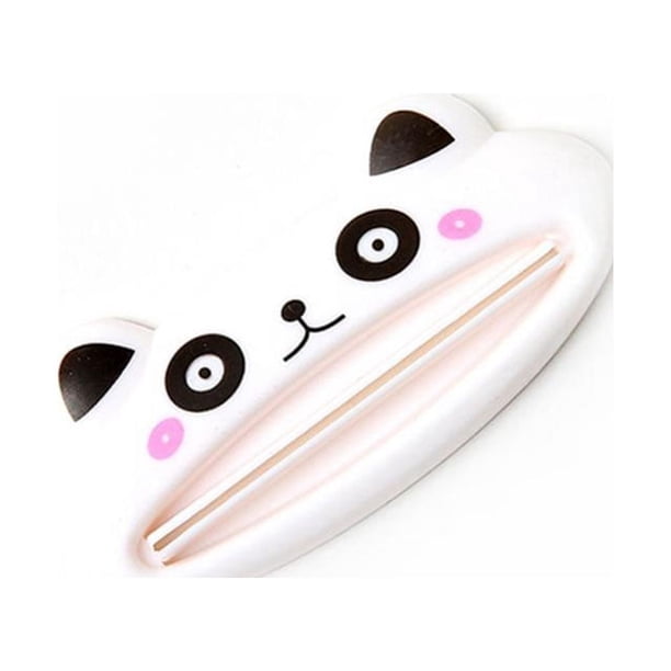 Dispensador de pasta de dientes, exprimidor de tubo de pasta de dientes de plástico con forma de animal de dibujos animados, exprimidor de tubo de plástico probado y confiable