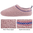 thumbnail image 3 of RockDove Women's Cozy Teddy Fleece Memory Foam House Slippers, 3 of 5