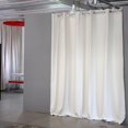 thumbnail image 7 of Room/Dividers/Now Stone White XX-Large A Tension Rod Divider - 8ft Tall, 10-12.5ft Wide | Premium Privacy Curtains w/ Blackout, Noise Reduction, 7 of 7