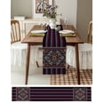 thumbnail image 2 of Geometric Simplifiion Table Runner ration Home r Dinner Table ration Table r, 2 of 5