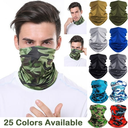 Neck Gaiter Face Cover Scarf for Men and Women Breathable Sun Wind-proof for Fishing Hiking Cycling
