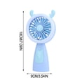 thumbnail image 7 of WKSCLPAI Handheld Mini Fan Portable Outdoor Travel with Colorful Lights USB Rechargeable Deer Style High Speed for Beach Camping, 7 of 7