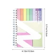 thumbnail image 3 of 2-in-1 Sticky Notes Set,Spiral Notepad with Sticky Notes,Compact Design,Spiral Lined Notebooks,Pastel Self-Stick Note Pads Small Spiral Notebooks Sticky Tabs for Note Taking Office, 3 of 6