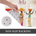thumbnail image 6 of Pofeuu Black African Woman Print Flannel Doormats Rug16"x24"Rug Washable Doormats Indoor Outdoor Rugs for Layered Front Door Mats, Porch, Kitchen, Entryway, 6 of 7