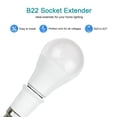 thumbnail image 6 of 8Pcs BC B22 to ES E27 Light Bulb Adaptor / Converter Bayonet Cap Edison Screw Holder, 6 of 14