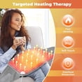thumbnail image 1 of Boreal Craft Heating Pad For Back Wearable Heating Pad For Neck Shoulder Menstrual Waist Heat Pad Wrap Belt With 9 Heat 4 Timer Setting For Wo Blanket for Room Size Lightweight Blanket Soft Fuzzy, 1 of 5