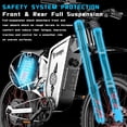 thumbnail image 5 of Freego Electric Motorcycle Bike for Adults, X3 Electric Dirt Bike 8000W(Peak) Motor 72V/40Ah Removable Battery, 56MPH Off Road Electric Mountain Bike, 19x2.7 Tires Full Suspension Hydraulic Brake, 5 of 8