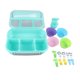 thumbnail image 1 of Fiambrera Reutilizable De 1300ml Y 4 Compartimentos Para Adultos Con Cuchara, JUEGO DE 16 UDS., 1 of 7