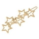 thumbnail image 2 of Pinza para chal con estrellas de pentagrama, accesorios para el cabello, pasador para el cabello, horquilla Oro, 2 of 4