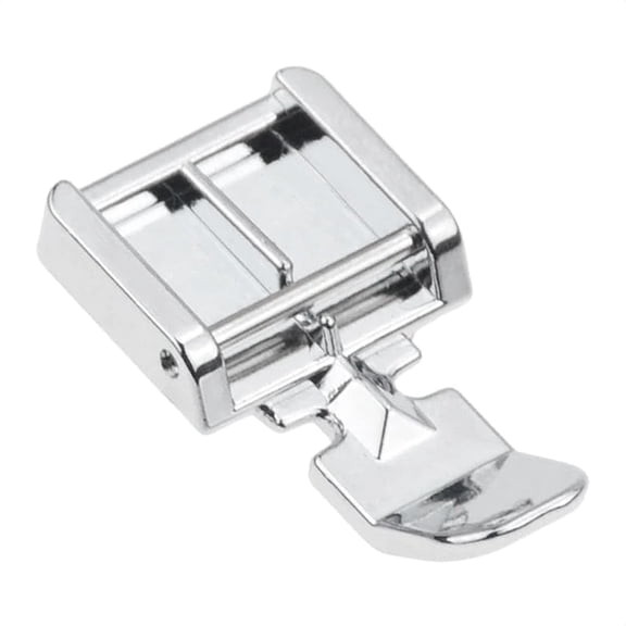OWNTIDE Wide Zipper Presser Foot for Singer, Brother, Janome, Juki & More - Low Shank Snap-On Sewing Machine Attachment, P-5011-3