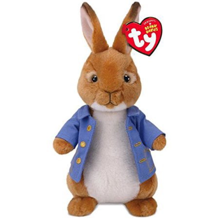 18CM 7" TY BEANIE PETER RABBIT & FRIENDS SOFT TOYS NEW MOVIE LICENCED 