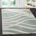 thumbnail image 2 of Safavieh Adirondack Collection ADR125T Modern Wave Distressed Non-Shedding Stain Resistant Living Room Bedroom Area Rug, 6' x 9', Cream / Slate, 2 of 4