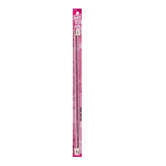 Aguja Implementos Susan Bates Aluminio Punta Rosa Claro Redondeada Ultrasuave T1115-AGL10