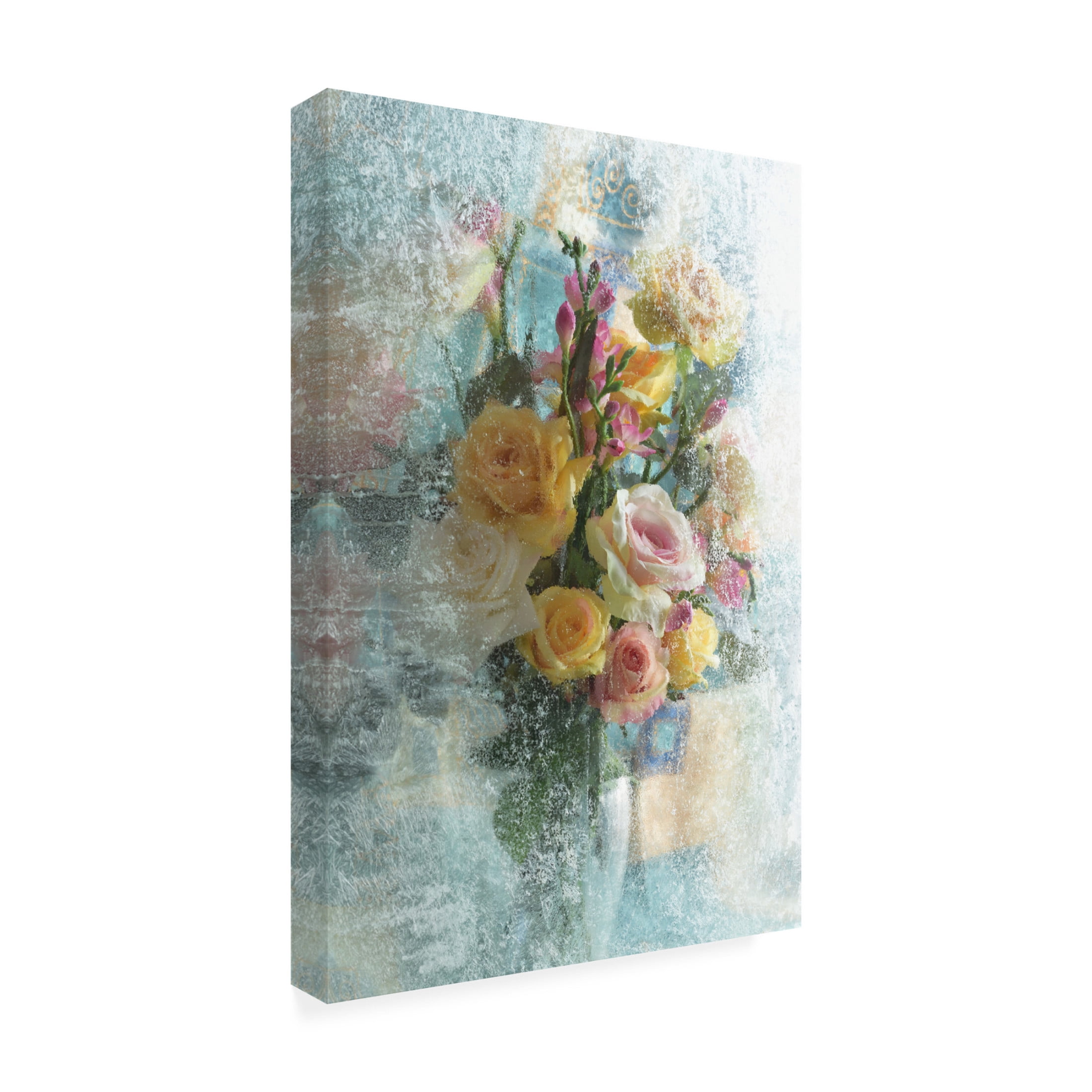 Canvas Wall Art - Andrey Morozov 'The Winter Bouquet' Wall Art for Living Room, Bedroom, or Office D?cor by Trademark Fine Art - 30 x 47 Inches