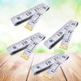 thumbnail image 3 of 12pcs Sewing Ruler with Feet Inch Measure Tape for Weight Loss Medical Body Measurement Sewing Tailor Craft (White), 3 of 9
