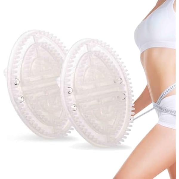 wonima11 2PCS Meridian Brush Massage Body, Meridian Brush Massage Brush, Cepillo De Meridianos para Masajes, Full Body Relaxation Meridian Massage Brush, Beauty Salon Professional Custom (White)