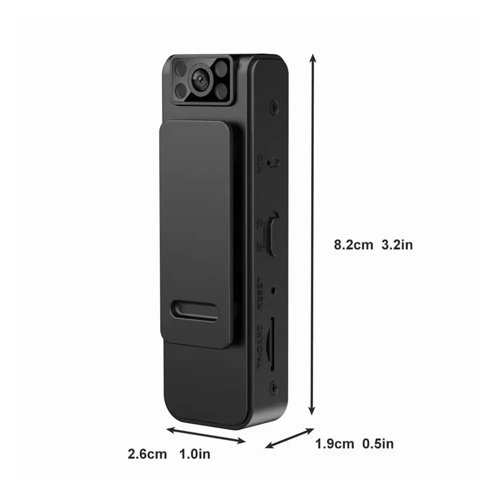 Mini Camera Small Video Camcorder Portable Micro Camera Body Cam Pocket Loop Recording Cam Night Vision Magnetic