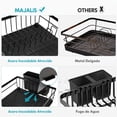 thumbnail image 3 of MAJALiS Escurridor de Trastes de Acero Inoxidable para Encimera de Cocina con Drenaje, Escurridor de Platos Peque&ntilde;o con Porta Utensilios, Adecuado para Solteros, Parejas y Familias Peque&am, 3 of 7