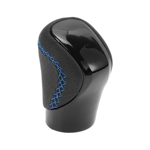 Unique Bargains Gear Shift Knob Automatic Stick Shifter Knob for Lexus ES350 2016-2018 Plastic Faux Leather Black Blue