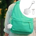 thumbnail image 3 of Bolso de mano con clip y gancho, ligero, compacto, mini lámpara táctil para mochila. Pata de gato blanca, 3 of 4