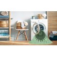 thumbnail image 2 of Ahgly Company Machine Washable Indoor Square Transitional Medium Forest Green Area Rugs, 5' Square, 2 of 7