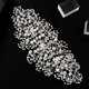 thumbnail image 5 of Conjunto de Pendientes de Collar de Cristal de Joyería de Boda Nupcial Colgante Largo de Mariposa , Diadema B Plata Yinane banda de pelo de la boda, 5 of 8