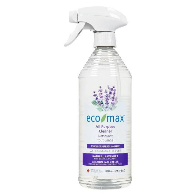 Eco Max Disinfecting All Purpose Cleaner, Natural Cleaner, Lavender Scent, 800ml