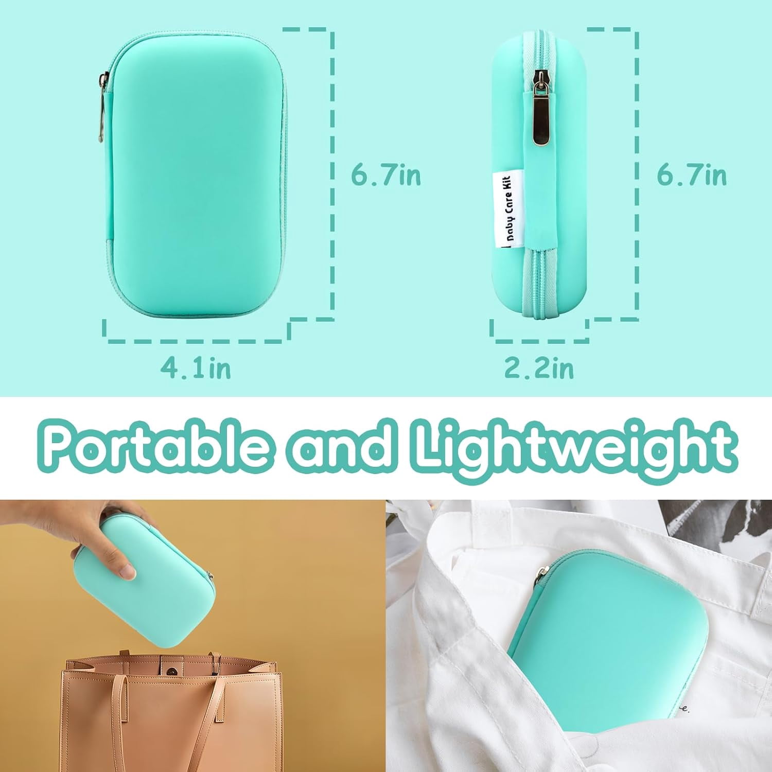 Baby Grooming and Healthcare Kit, Infant Safety Care Set with Hair Brush Comb Nail Clipper Nasal Aspirator,Baby Essentials Kit for Newborn Girls Boys