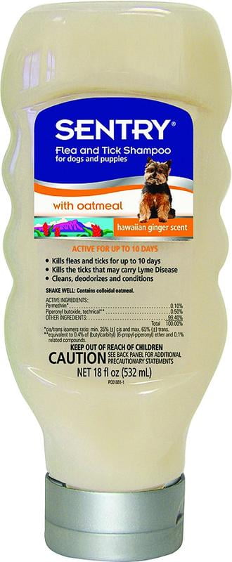 sentry dog shampoo