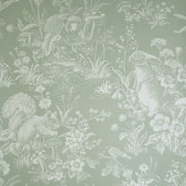 Fine Decor Eames Sage Forest Friends Wallpaper