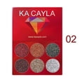 thumbnail image 2 of Paleta de sombras de ojos HUOGUO, 6 colores, lentejuelas de diamante de alto brillo, 2 of 2